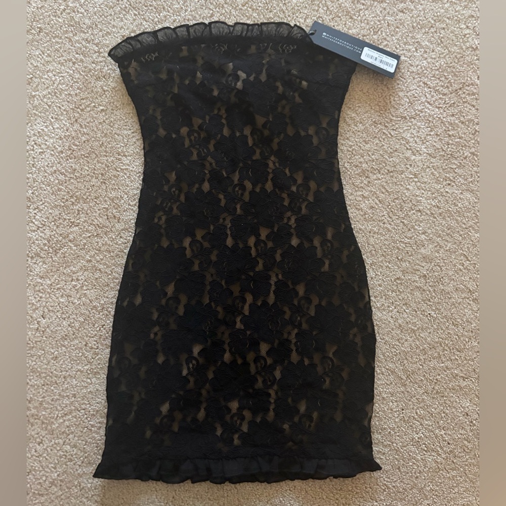 Brand New White Fox Dress